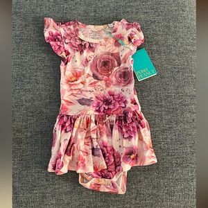 Posh Peanut NWT 12-18 month short sleeve twirl skirt bodysuit
